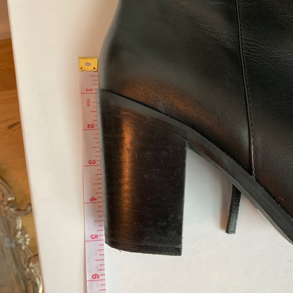 Classic Black Heeled Booties - Picture 6 of 8